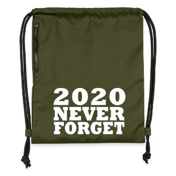 2020 - Gymsac made from recycled material - military green - Front