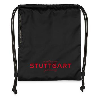 Stuttgart T-Shirt – Heimat & Skyline Style - Turnbeutel aus Recycling-Material - Schwarz - Vorne
