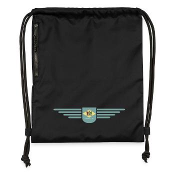 Delaware Fan T-Shirt – Coast & Charm - Gymsac made from recycled material - black - Front