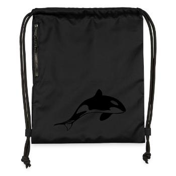 Orca - Gymsac made from recycled material - black - Front