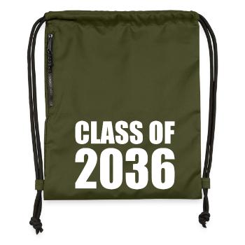 Class of 2036 - Turnbeutel aus Recycling-Material - military Green - Vorne