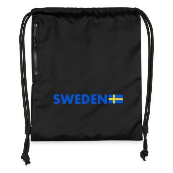 Suede - Sac à cordon en polyester recyclé - noir - Devant