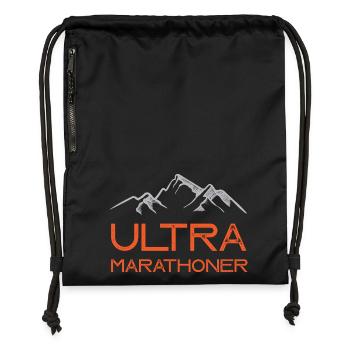 Ultra-Marathonläufer - Turnbeutel aus Recycling-Material - Schwarz - Vorne