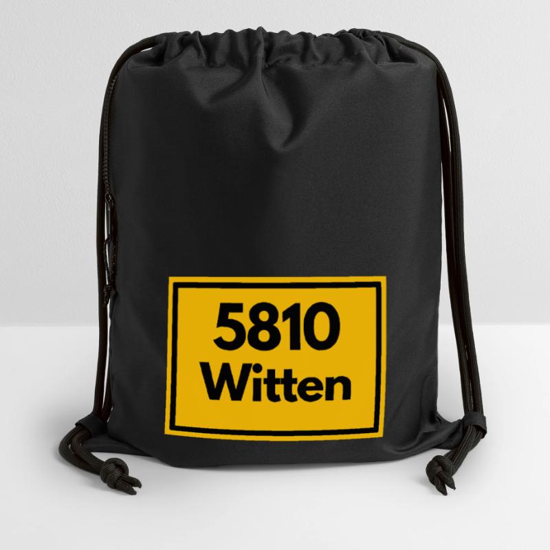 OLD POSTCODE POSTCODE RETRO 5810 WITTEN RUHRGEBIET Gymsac made from recycled material