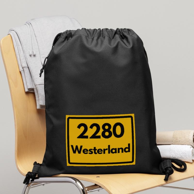 OLD POSTCODE POSTCODE RETRO 2280 WESTERLAND – SYLT Gymsac made from recycled material