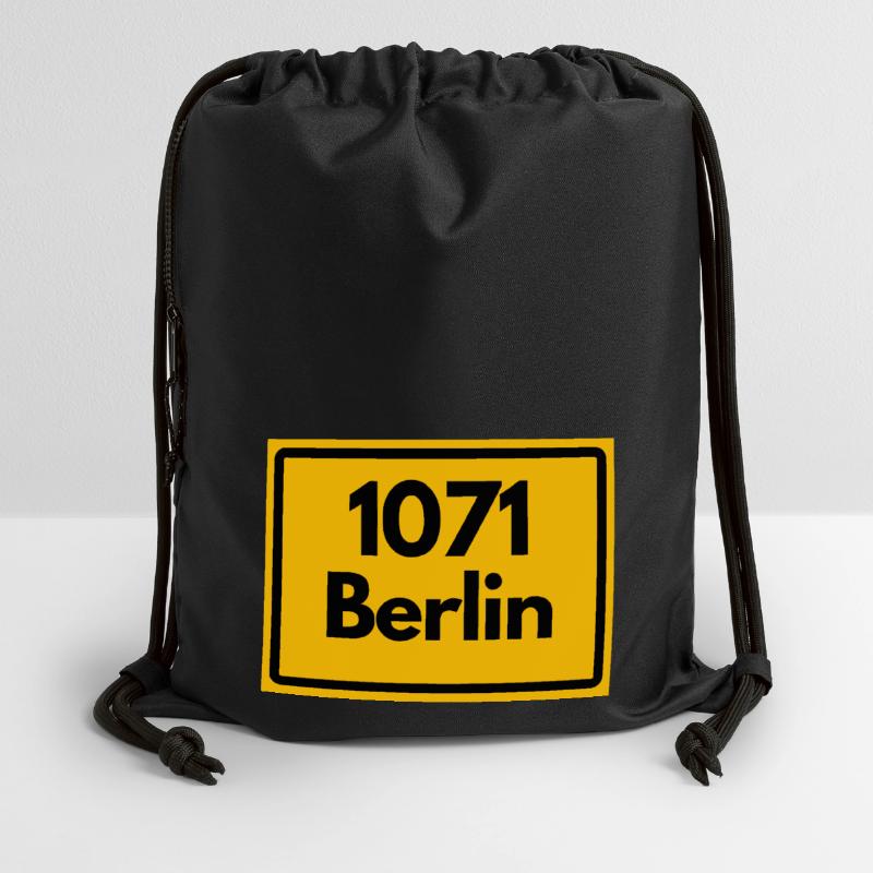 OLD POSTCODE 1071 BERLIN BERLIN OSTALGIE Gymsac made from recycled material