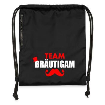 Team bräutigam - Turnbeutel aus Recycling-Material - military Green - Vorne