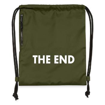 The end - Turnbeutel aus Recycling-Material - military Green - Vorne