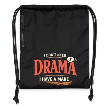 Horse Mood Humor Experienced Horse Owner - Gymsac made from recycled material - black - Front