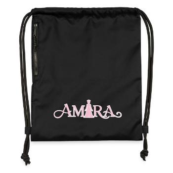 Amara Prinzessin Pink Couture - Turnbeutel aus Recycling-Material - military Green - Vorne