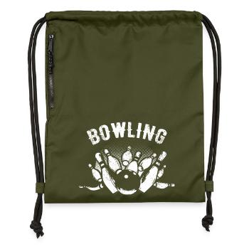 Bowling - Gymsac made from recycled material - military green - Front
