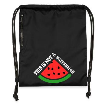 THIS IS NOT A WATERMELON - Turnbeutel aus Recycling-Material - military Green - Vorne