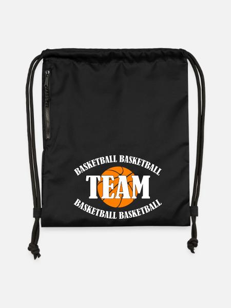 BASKETBALL TEAM - Turnbeutel aus Recycling-Material - Schwarz