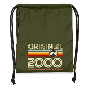 Original 2000 Retro Edition - Gymsac made from recycled material - military green - Front
