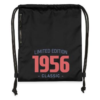 T-Shirt 70 Ans 1956 Humour Drôle - Sac à cordon en polyester recyclé - noir - Devant