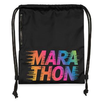 Marathon Gradient Sprint Colors - Gymsac made from recycled material - black - Front