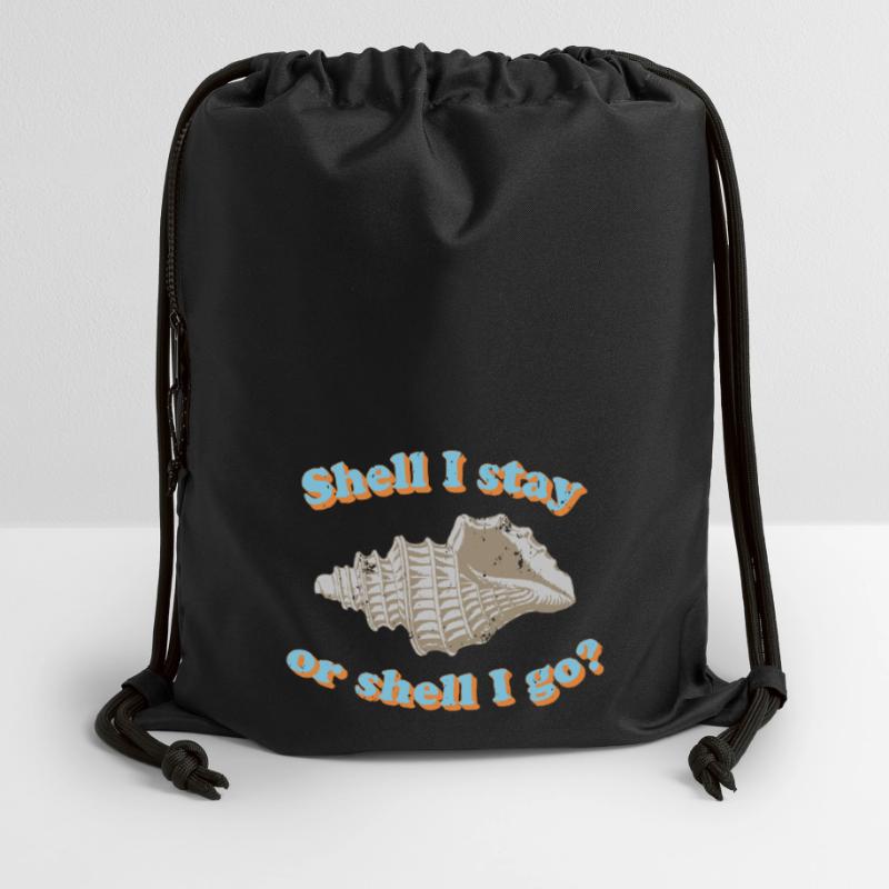 Shell ou go ? Sac à cordon en polyester recyclé
