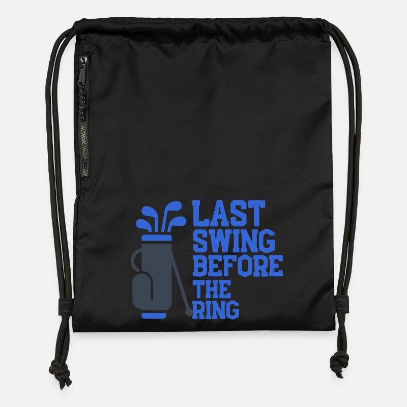 Dernier coup avant le ring - Sac à cordon en polyester recyclé - noir