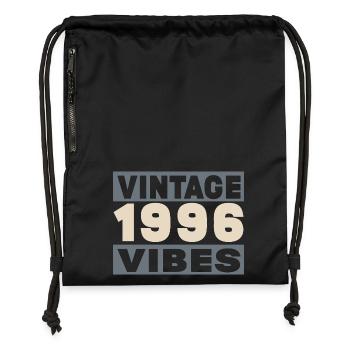 Anniversary 1996 - 30 years - Gymsac made from recycled material - black - Front