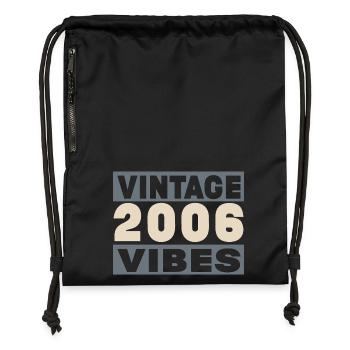 Anniversary 2006 - 20 years - Gymsac made from recycled material - black - Front