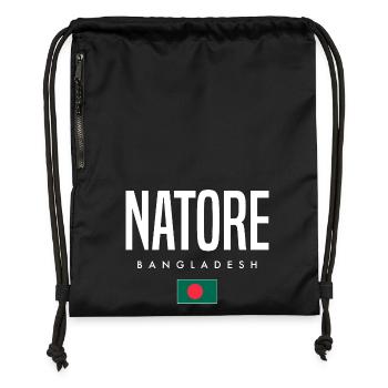 Natore Bangladesh - Gymsac made from recycled material - military green - Front