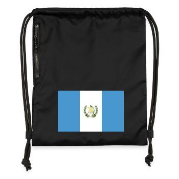 Guatemala - Turnbeutel aus Recycling-Material - Schwarz - Vorne