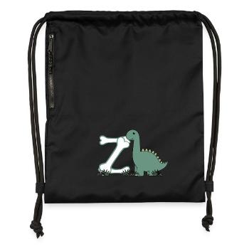 Lettre Z - Sac à cordon en polyester recyclé - noir - Devant