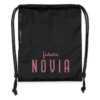 Future Novia Engagement Bridal Shower Wedding - Gymsac made from recycled material - black - Front