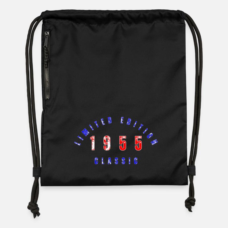 1955, édition limitée - Sac à cordon en polyester recyclé - noir