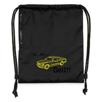 est la cornée - Sac à cordon en polyester recyclé - noir - Devant