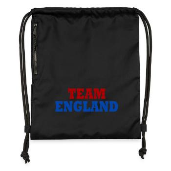 angleterre - Sac à cordon en polyester recyclé - noir - Devant