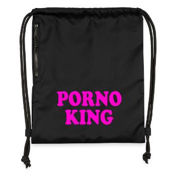 Porno king - Gymsac made from recycled material - black - Front
