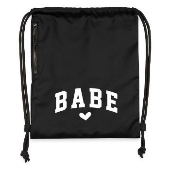 Babe - Gymsac made from recycled material - military green - Front