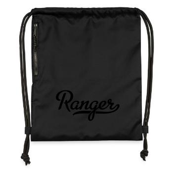 Ranger - Gymsac made from recycled material - black - Front