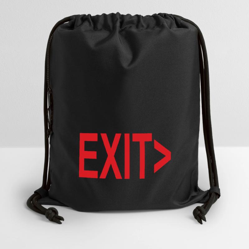 Exit / Exit / Emergency Exit Gymsac made from recycled material
