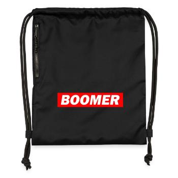 Boomer - Turnbeutel aus Recycling-Material - Schwarz - Vorne