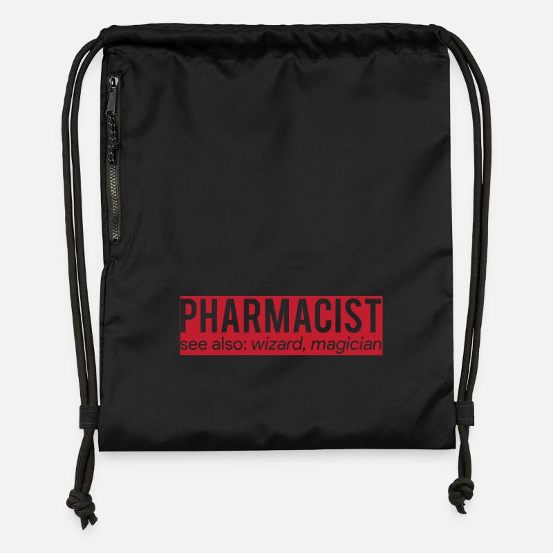 Pharmacy / Pharmacist: Pharmacist - see also: - Gymsac made from recycled material - black
