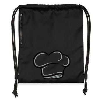 Conception de tatouage pour le chapeau du Chef exé - Sac à cordon en polyester recyclé - noir - Devant