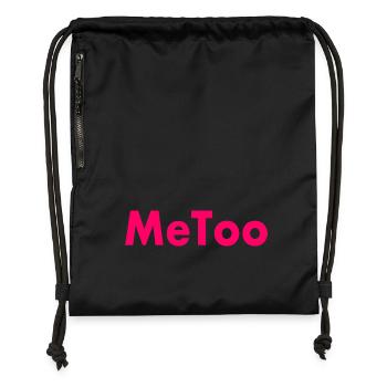 Me too - Turnbeutel aus Recycling-Material - Schwarz - Vorne