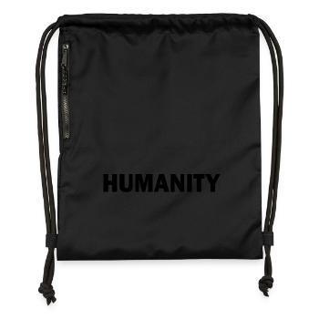 Humanity - Gymsac made from recycled material - black - Front