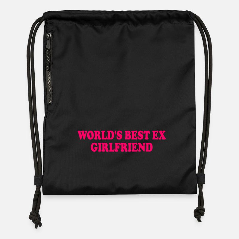 worlds best ex girlfriend - Gymsac made from recycled material - black