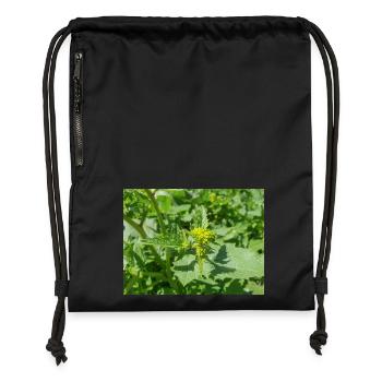black mustard (in german Schwarzer Senf) Rhamphosp - Gymsac made from recycled material - black - Front