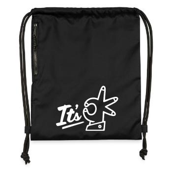 its ok quotes positive quote cute love positivity - Gymsac made from recycled material - military green - Front