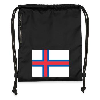 Faroe Islands - Gymsac made from recycled material - black - Front