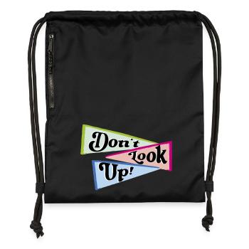 Don't look up - Gymsac made from recycled material - black - Front