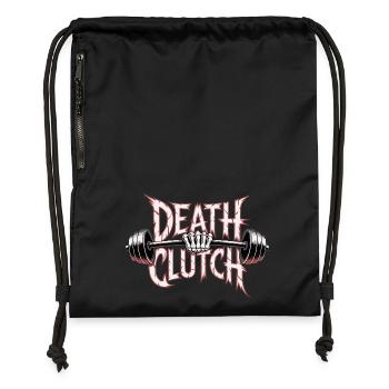 GYM DEATH - Gymsac made from recycled material - black - Front