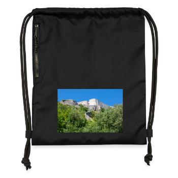 Festung Knin (Kninska tvrđava) Kroatien - Turnbeutel aus Recycling-Material - Schwarz - Vorne