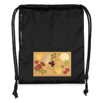 Charcuterie Board - Gymsac made from recycled material - black - Front