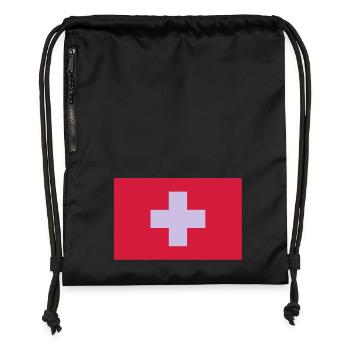 dr_suisse - Gymsac made from recycled material - black - Front