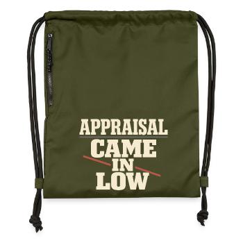 Mortgage Brokers, Loan Officers, - Gymsac made from recycled material - military green - Front